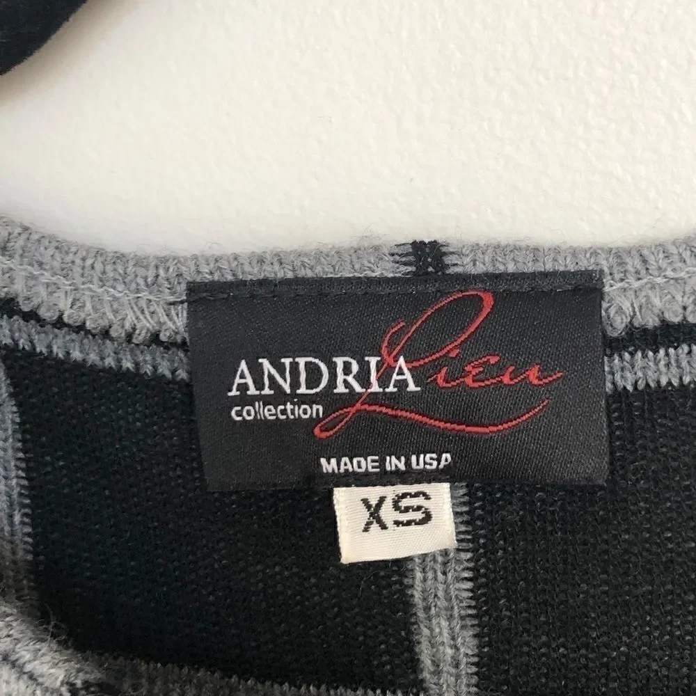 ANDRIA Lieu Plaid Cardigan XS